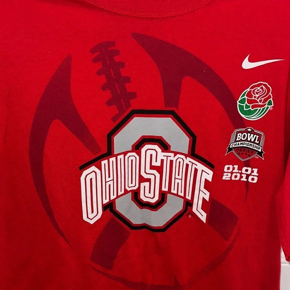 Nike Red Ohio State Short Sleeve Tee
